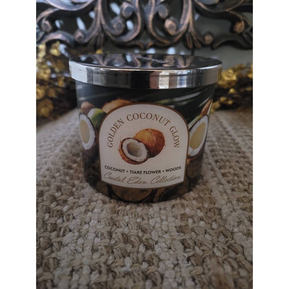 Golden Coconut Glow - Goose Creek 3-wick Candle